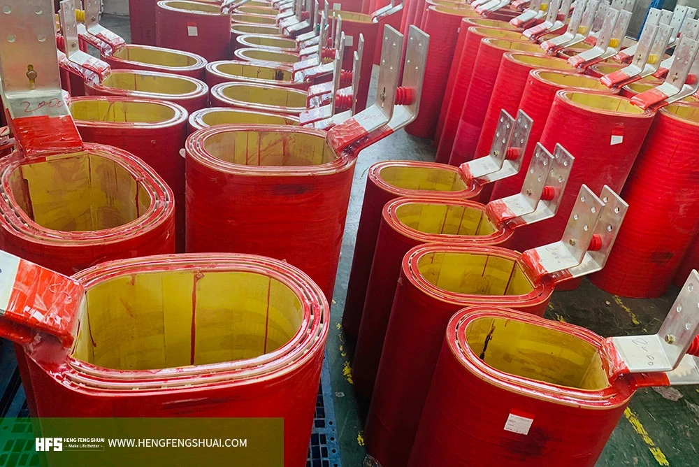 Important components of three-phase dry-type transformer