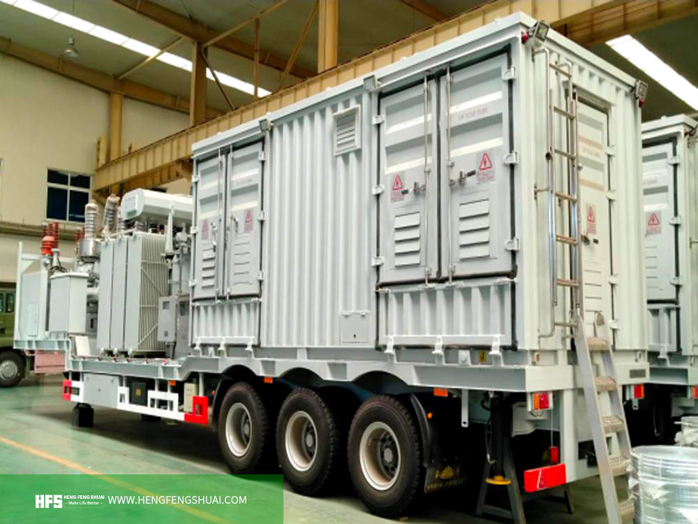 Hengfeng Shuai Electric has successfully delivered a 10MVA-35/10kV vehicle mounted mobile substation to India's national 
