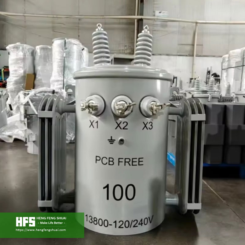 100 kva Phase Single Pole Mounted Transformer