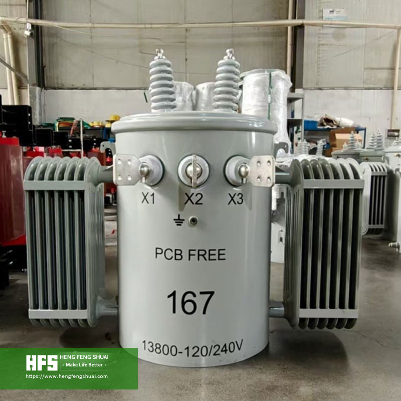 167 kva Single Phase Pole Mounted Transformer