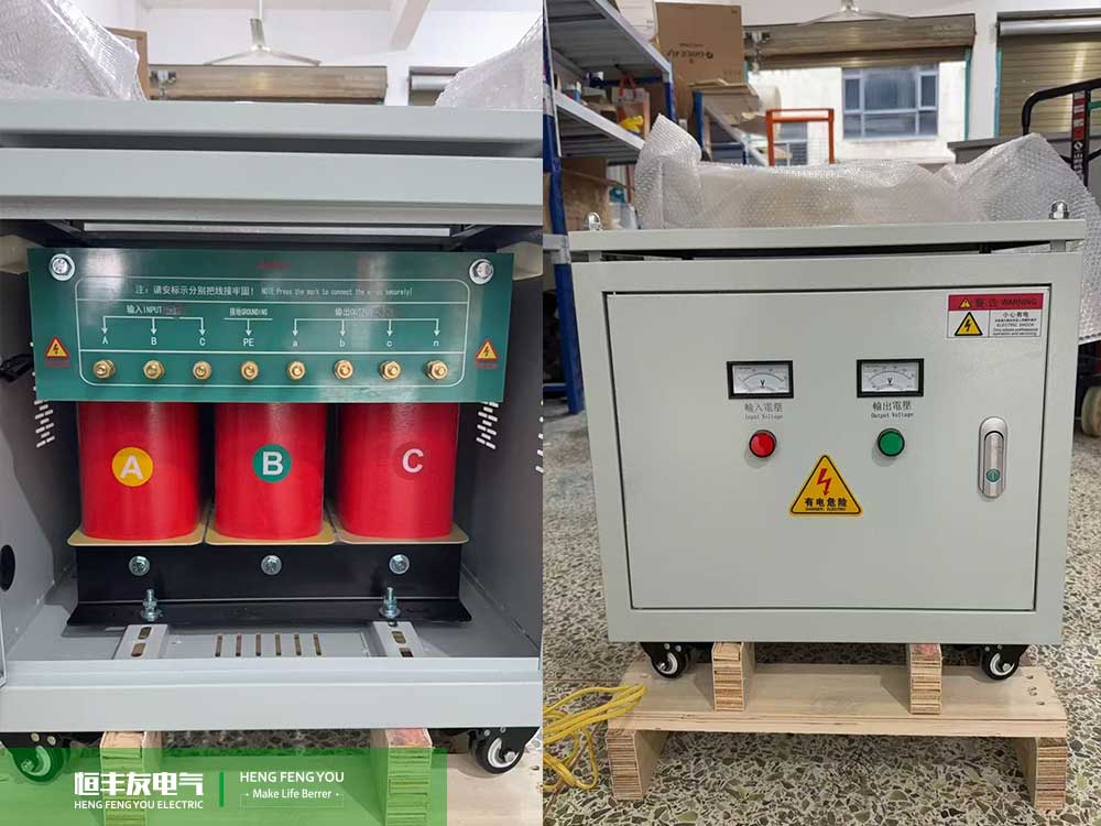 Hengfengyou Electric Zambia Project, 550V to 380V transformer, SG-25KVA dry-type transformer shipment